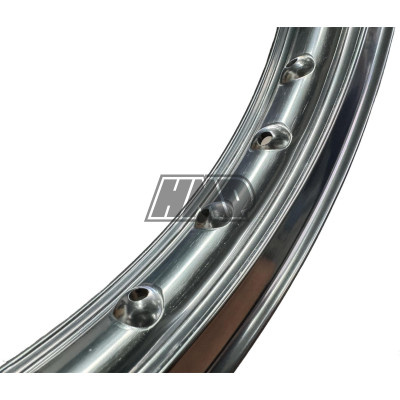 Aro alumínio cinzento 1.60 X 17H ( tipo casal ) - 36 furos - ENSZO